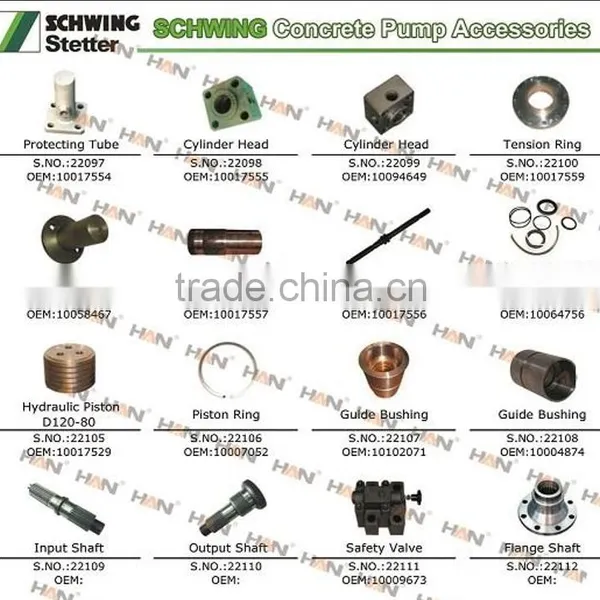 SCHWING Output Shaft and Bearing Flange for Putzmeister Concrete Pump Spare Parts photo-6