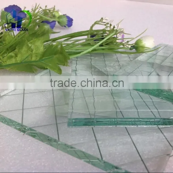 Round Clear and Colored Safety Wired Glass Pattern Wired Glass photo-6