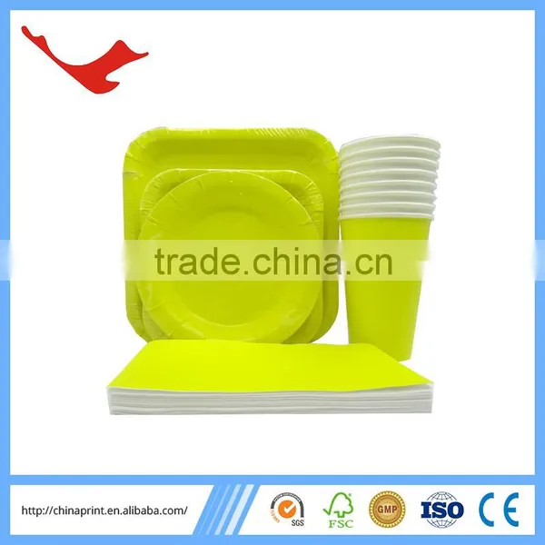 006 FDA Standard Printed Disposable Tableware for Theme Party photo-5