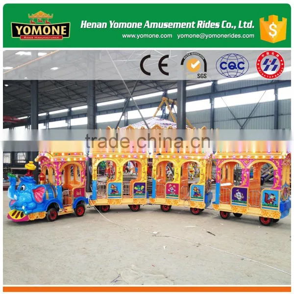 Excellent and Useful Amusement Rides of Trackless Tourist Fun Train in Park photo-3