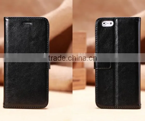 High Quality Leather Wallet Case Stand With Card Slot for IPhone 6 4.7" photo-5