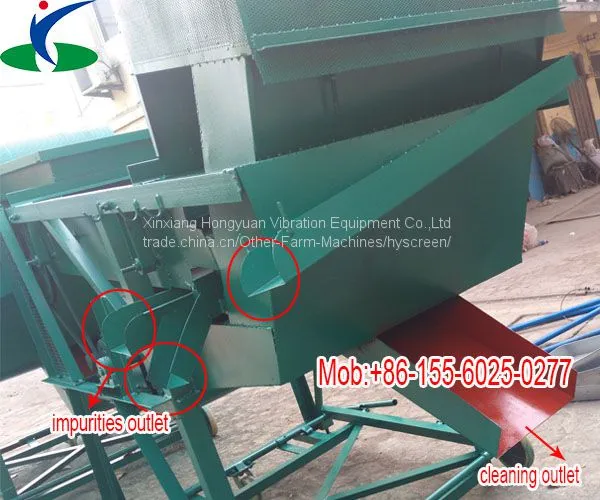 Dust Impurities Removing 8 Ton Capacity Grain Seed Screen Cleaner photo-5