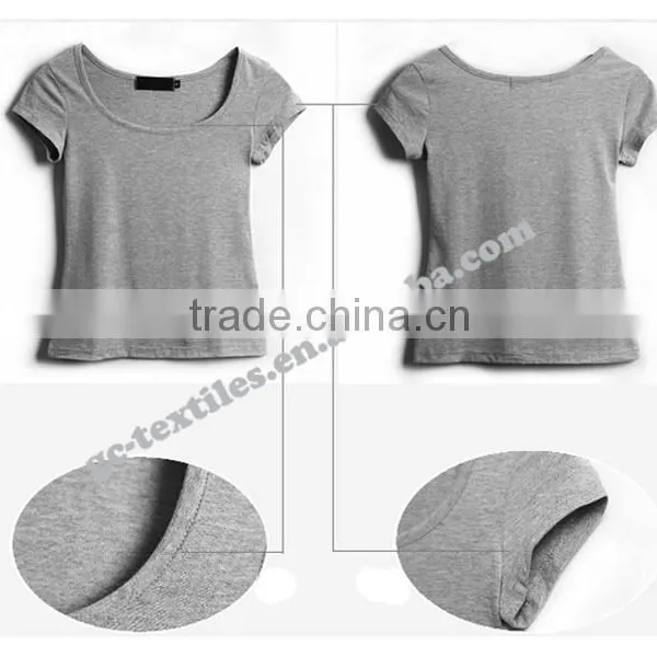 Girl's Slim Style Short Sleeve T-shirts photo-2