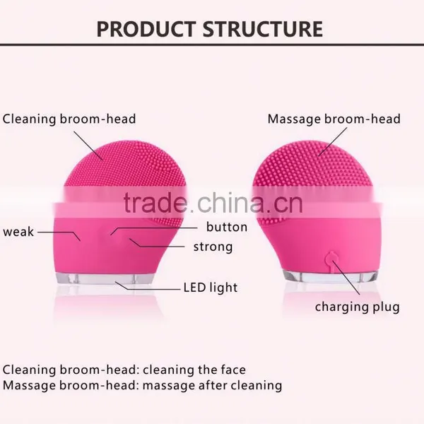 Multifunction Electric Face Exfoliator Face Cleansing Brush Electric Electric Face Exfoliator photo-5