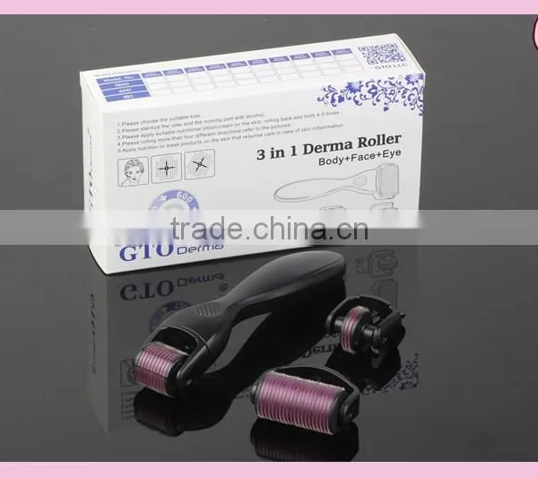 Popular 3 in 1 Derma Roller With 180 / 600/ 1200 Needles (CE Approval) photo-5
