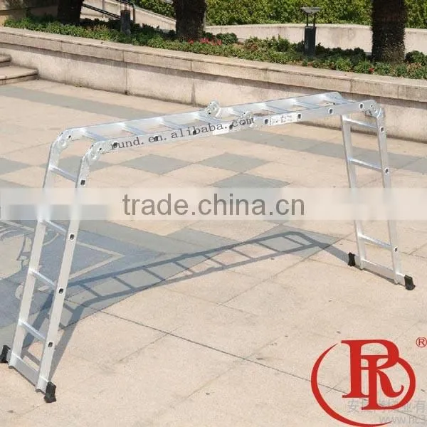 RD Telescopic Metal Pipe Aluminum Loft Ladder photo-3