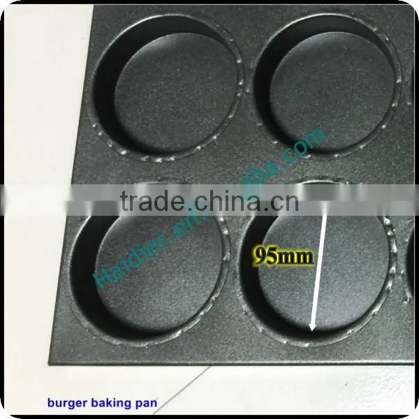 High Quality Non-stick Teflon Hamburger Aluminum Bakery Trays 15 Grooves Loaf Bread Baking Tray photo-4