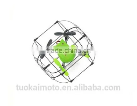 4-axis Flying Ball Aircraft/Aircraft Remote Control Spherical Aircraft Crawl Wall Ground Walk Four-axis Aircraft photo-2