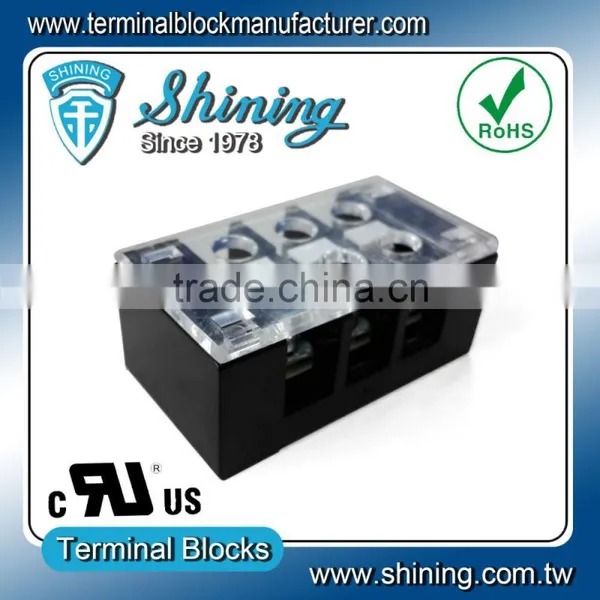 TB-3XXYYCP Series Panel Mount 15A-25A-35A 300V Fixed Terminal Block photo-2