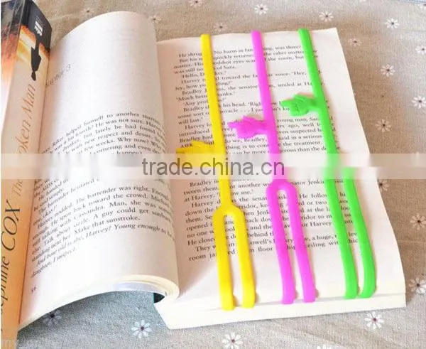 Elastic Band Fancy Gift Finger Style Bookmark Silicone Book Collection Band photo-6