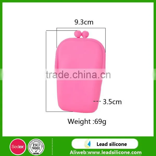 New Design Fashion Wholsale Colorful Silicone Card Holder Wallet photo-6
