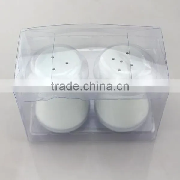 Customized Logo Wholesale White Ceramic Cruet Pots, Salt and Pepper Shaker Set photo-6