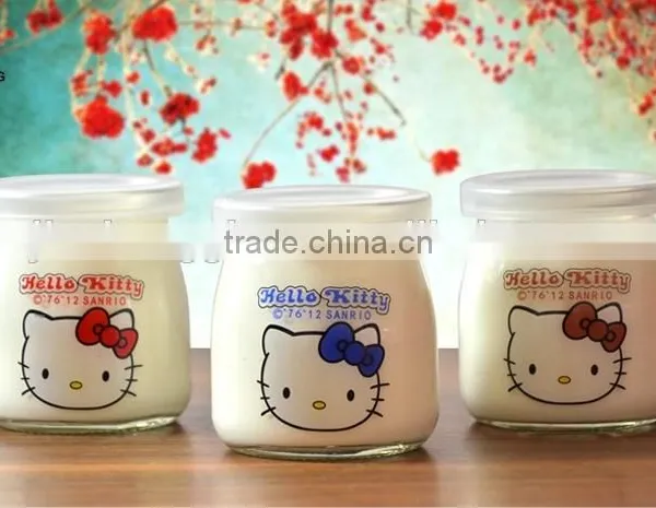 200ml.Cute Kitty Cat Yogurt Party Cup Drinking Milk Bottle photo-2