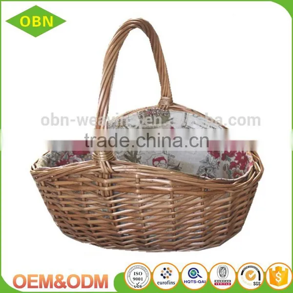 China Wholesale Custom the Portable Outdoor Food Gift Wicker Material Native Gift Baskets photo-2