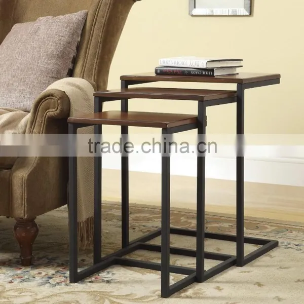 2015 New Design Metal Base Nesting Table, End Table photo-2