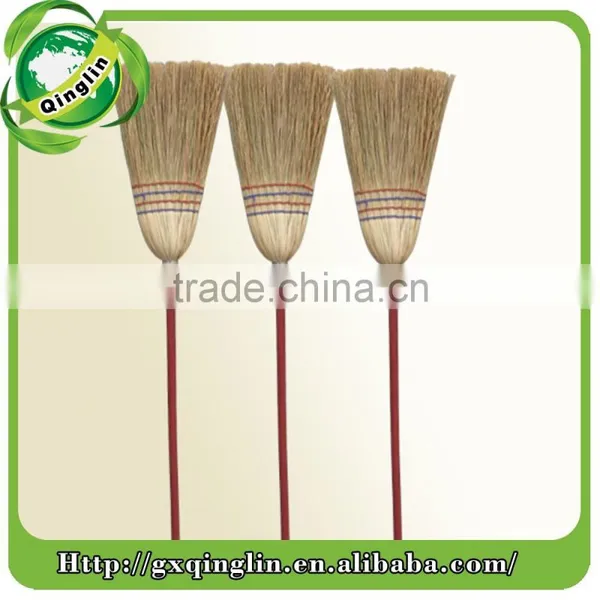 New Product Home Usage Straw Corn Broom With Wooden Handle photo-4