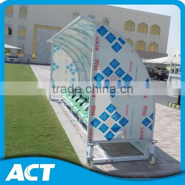 Hot-dip Galvanized Fixed Football Player Bench, Substitute Player Seats photo-5
