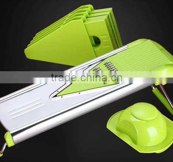 2017 The New Kitchen Stainless Steel V Blade Mandoline Slicer photo-3