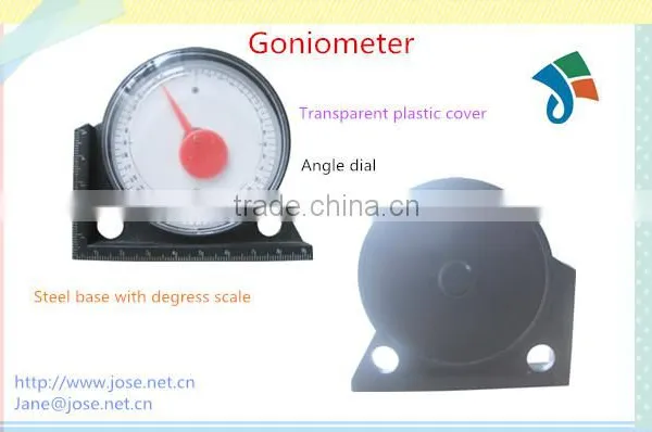 Steel Base With Degress Scale,transparent Plastic Cover,degree Dial, Goniometer photo-2