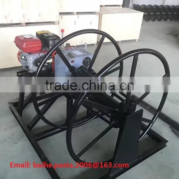 3T/5T Power Cable Drum Pulling Winch, High Duty Cable Drum Hoist Winch photo-2