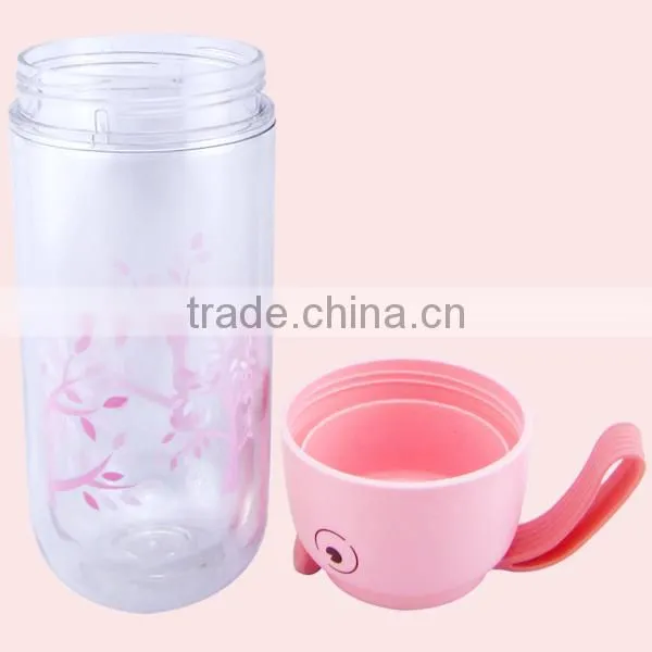 320 ML Colorful Cheap Plastic Drinking Water Bottle With Lid photo-6