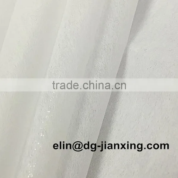 Adhesive One Side Tear Away Polyester Fusible Nonwoven Gum Stay Interlining