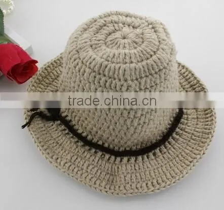 OEM Manufacturer Cute Baby Infant Newborn Handmade Crochet Beanie Hat Clothes Baby Photograph Props photo-6