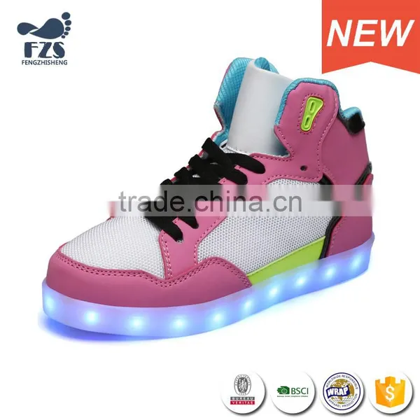 HFJH428 High Quality Adult Sport Light up Led Shoes in China photo-3