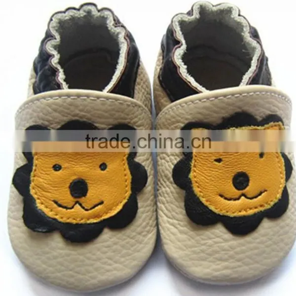 Lowest Price Soft Sole Leather Baby Shoes Girl Animal Print Shoes photo-3