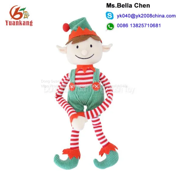China Custom Mini Cute Plush Elves Doll 100% Polyester Soft Christmas Plush Elf Toy photo-1