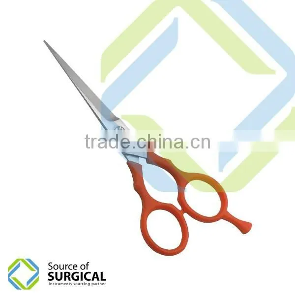New Blue Plastic Handle Best Household Scissors Rubber plastic handle scissors B-PHS-43