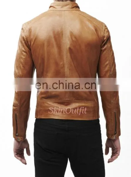 Stylish Mens Genuine Leather Jacket photo-2