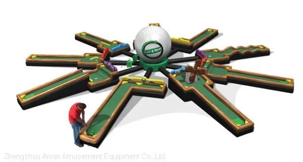 Giant Commercial Inflatable Mini Golf Inflatable Putt Putt for Sale photo-3