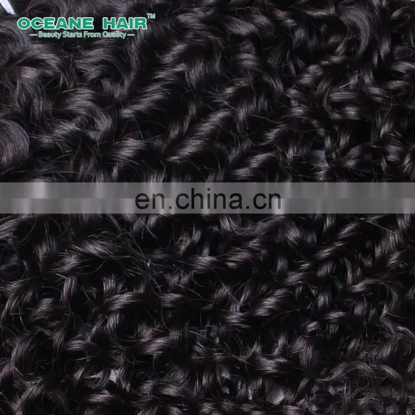 Peruvian Human Hair Dubai Overnight Shipping Afro Kinky Curly Clip in Hair Extensions photo-3