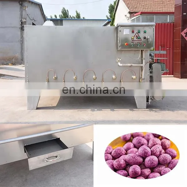 Automatic Stainless Steel Sesame Seeds Cashew Macadamia Nut Cocoa Bean Chickpea Roaster Coated Peanut Swing Roasting Machine photo-5