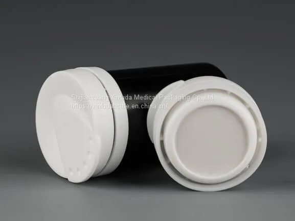 Glucose Test Strip Container With Desiccant Cap
