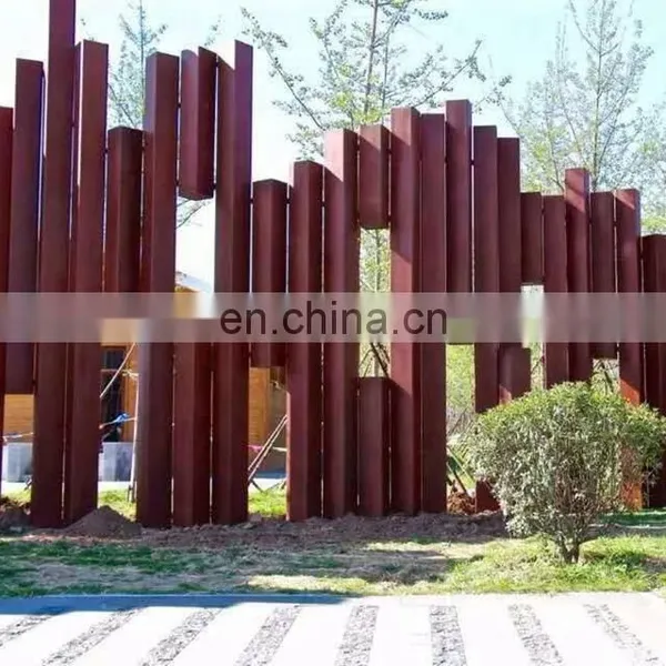 Corten Steel Edging Fence Corten Steel Sheet photo-6