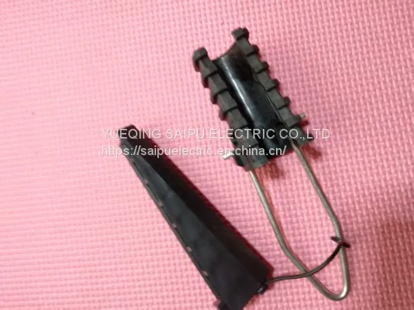 Wire and Cable Plastic Wedge Type Anchor Strain Clamp Tension Clamp Dead End Clamps for 2-4 Wires