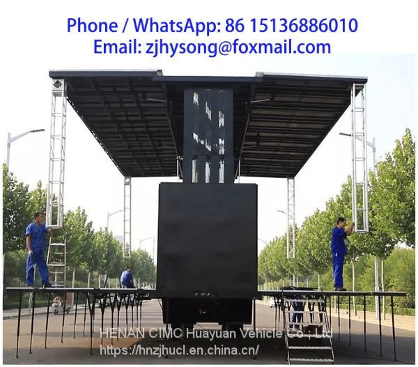 8.5 m Roadshow Mobile Stage Truck Trailer photo-5