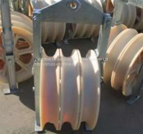 Large Diameter Stringing Block; ACSR Stringing Block; Conductor Stringing Block photo-2