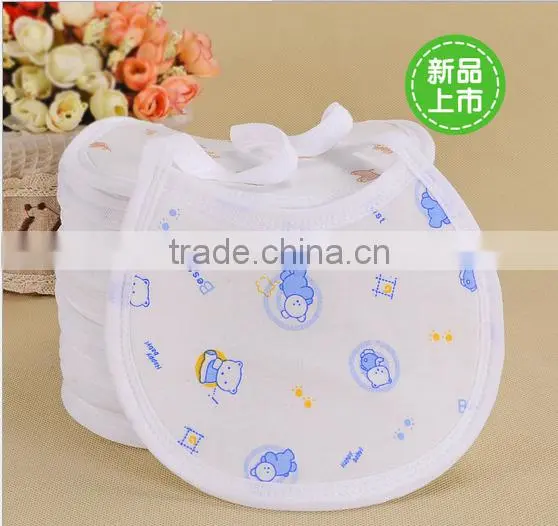 Wholesale Cotton Cartoon Printed Strap Infant Products Baby Infant Bib for Sale