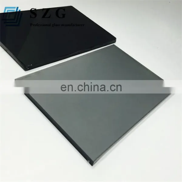Heat Reflection Grey Blue Green Bronze Window Glass Factory Colored Tinted Building Glass photo-3