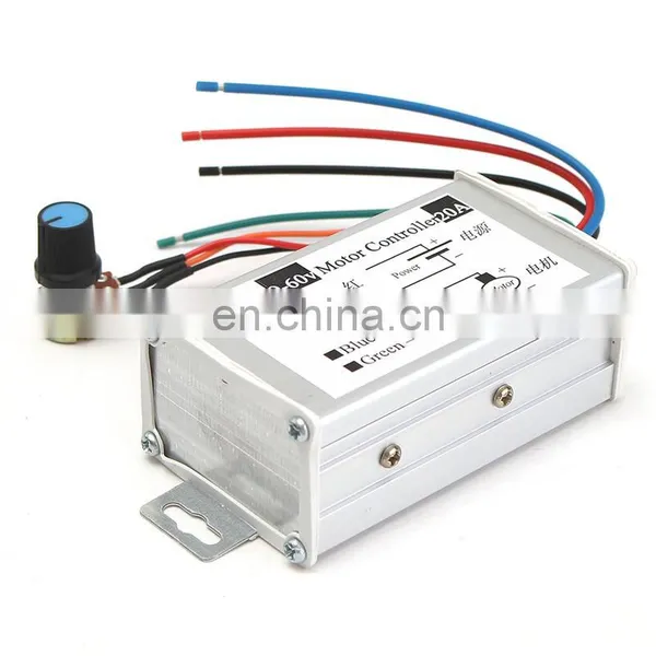 12V 24V 20A Max PWM DC Motor Stepless Variable Speed Controller 25kHz Switch, Stepless Variable Speed Controller photo-3