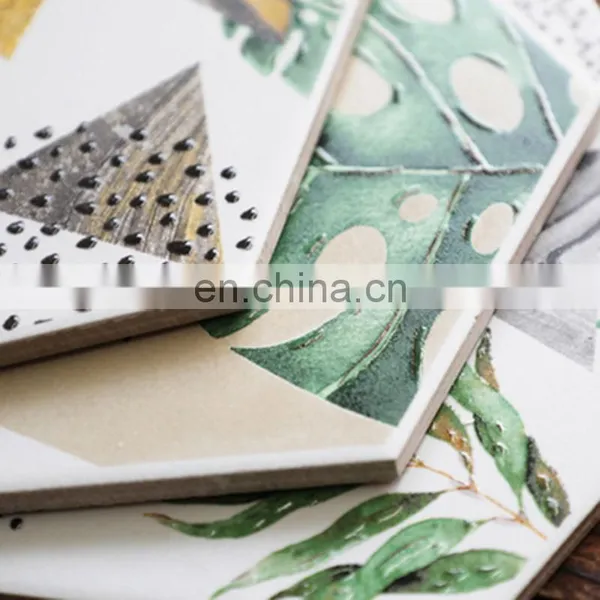 Nordic Greenery is Small Hexagonal Tile Chromatic Kitchen Balcony is Slippery Floor Tile photo-2