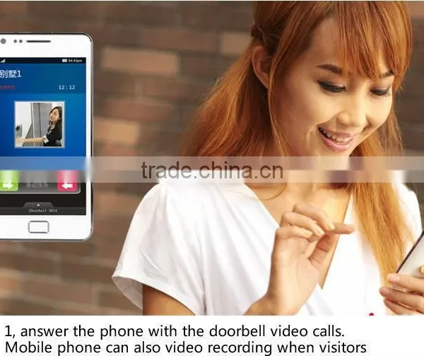 New Arrival Home Security Wireless WIFI Video Door Phone With Remote Control by App for Android & IOS Smartphone photo-3