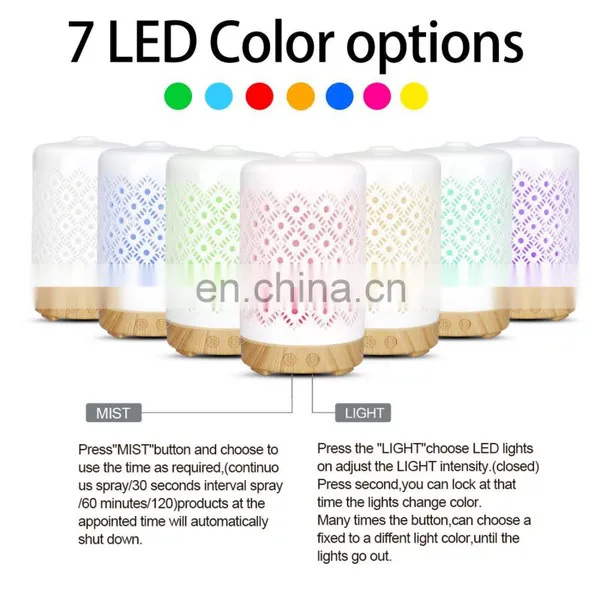 Desktop 100ml Cool Air Humidifiers Interior Diffuser Essential Oil Humidifier Aroma For Home photo-4