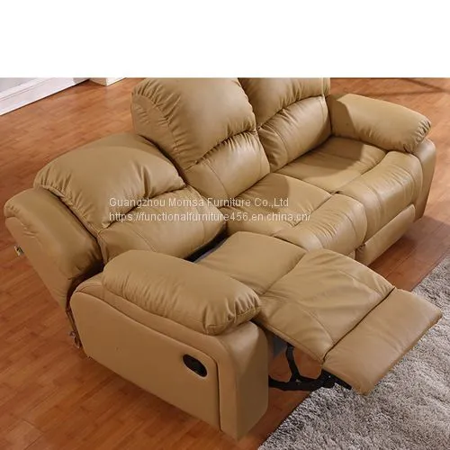 Office Sofa Combination Modern Minimalist Sofa Reclining Function Reception Business Business Leather Sofa photo-2