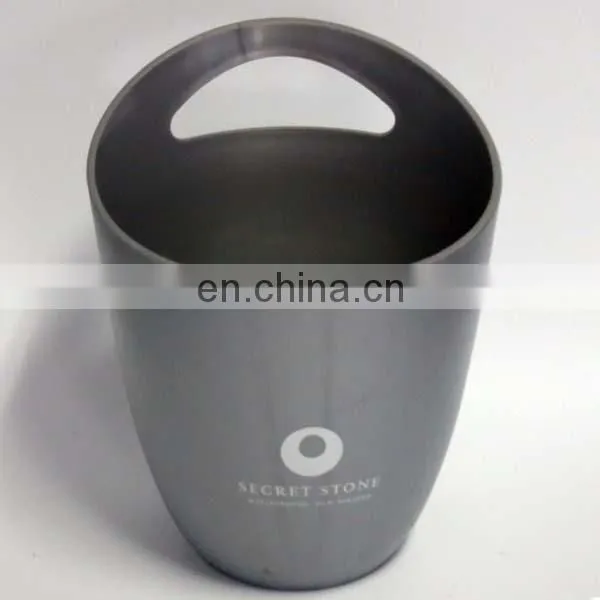 Customized Plastic Ice Bucket Beer Bottle Cooler Holder photo-3
