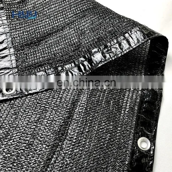 Garden Nursery 80% Shading HDPE Green House Netting Black Sun Shade Net for Vegetable photo-3