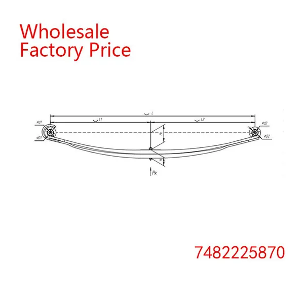 7482225870 Parabolic Spring Wholesale For Renault photo-2